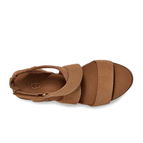 UGG® Ileana Ankle (Women) - Chestnut Sandals - Heel/Wedge - The Heel Shoe Fitters