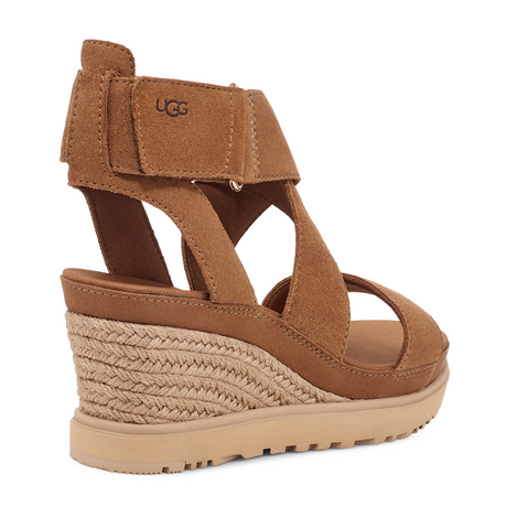 UGG® Ileana Ankle (Women) - Chestnut Sandals - Heel/Wedge - The Heel Shoe Fitters