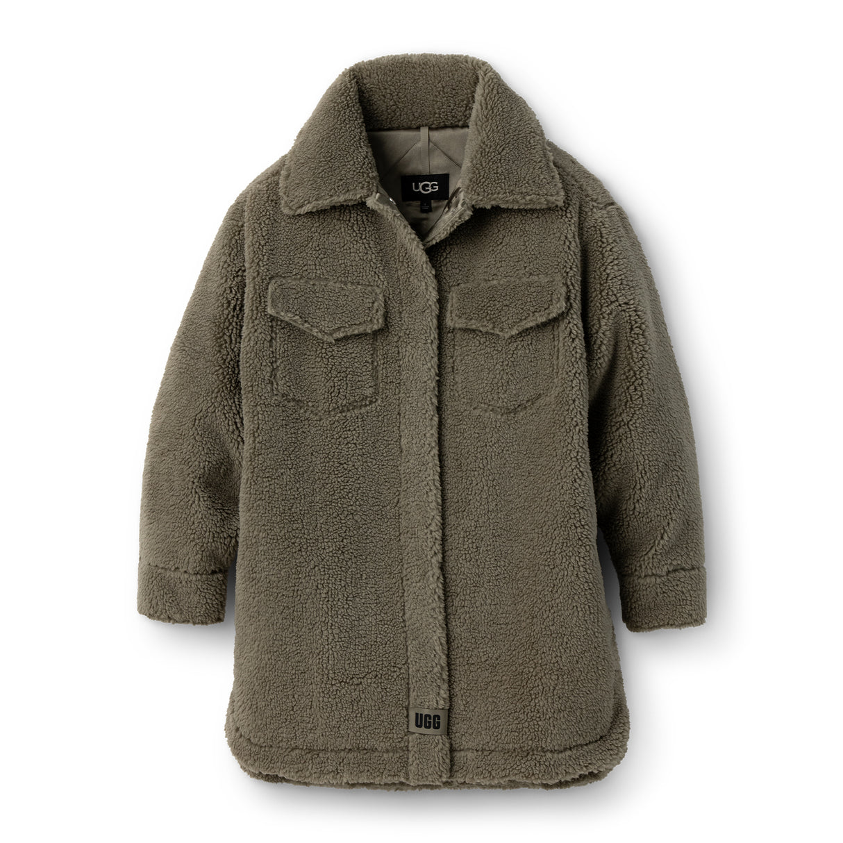 UGG® Frankie UGGfluff Shirtjacket (Women) - Moss Green Apparel - Jacket - Lightweight - The Heel Shoe Fitters