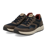 Rieker 11501 Bruce Sneaker (Men) - Gaucho/Ozean/Ozean/Stromboli/Pfeffer Dress-Casual - Oxford - The Heel Shoe Fitters