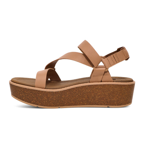 Teva Madera Wedge (Women) - Tigers Eye Sandals - Heel/Wedge - The Heel Shoe Fitters