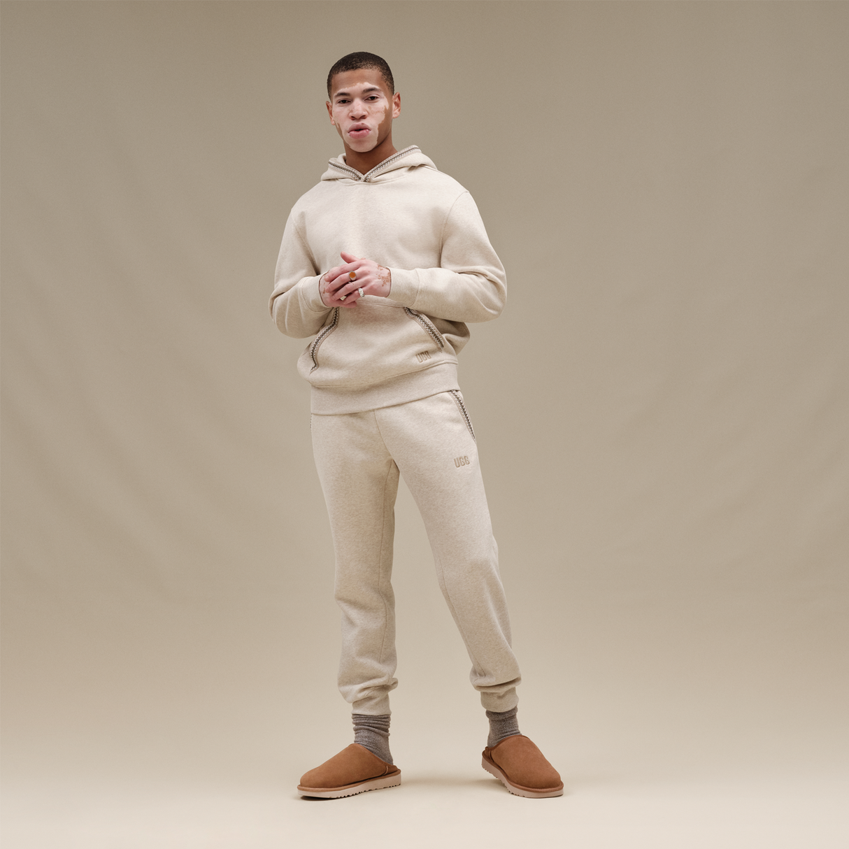 UGG® Tasman Jogger (Unisex) - Caribou Heather Apparel - Bottom - Pant - The Heel Shoe Fitters