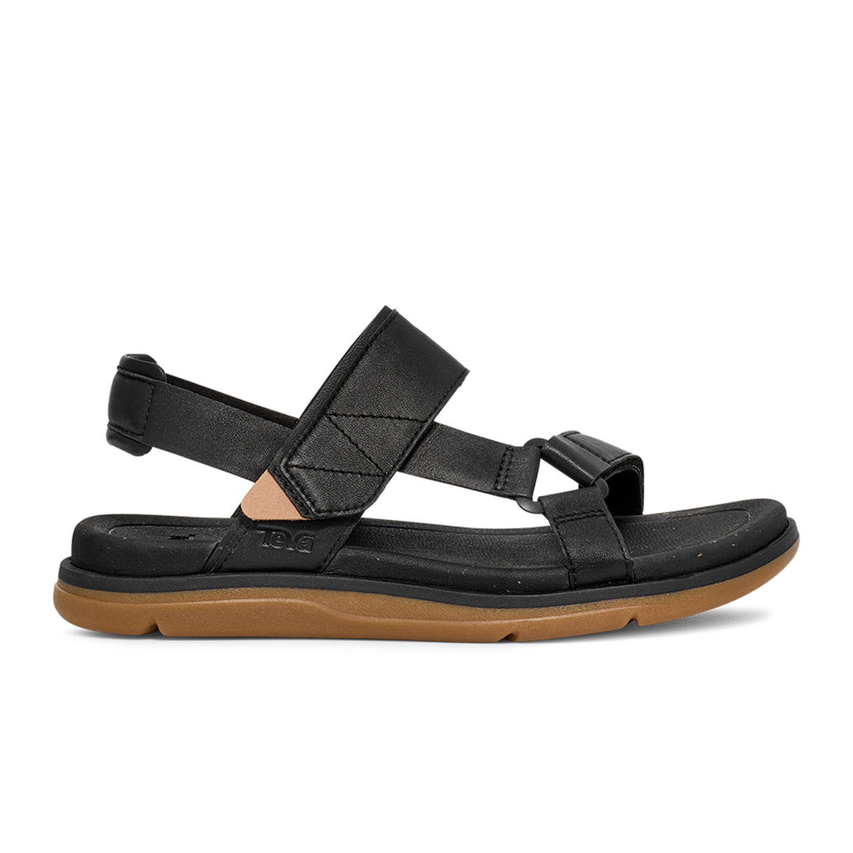 Teva Madera Slingback Sandal (Women) - Black Leather Sandals - Active - The Heel Shoe Fitters