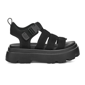 UGG® Cora (Women) - Black Sandal - Backstrap - The Heel Shoe Fitters