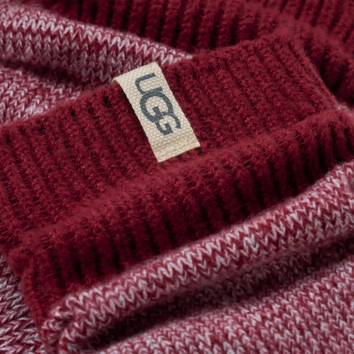 UGG® Rib Knit Slouchy Quarter (Women) - Coffee Berry