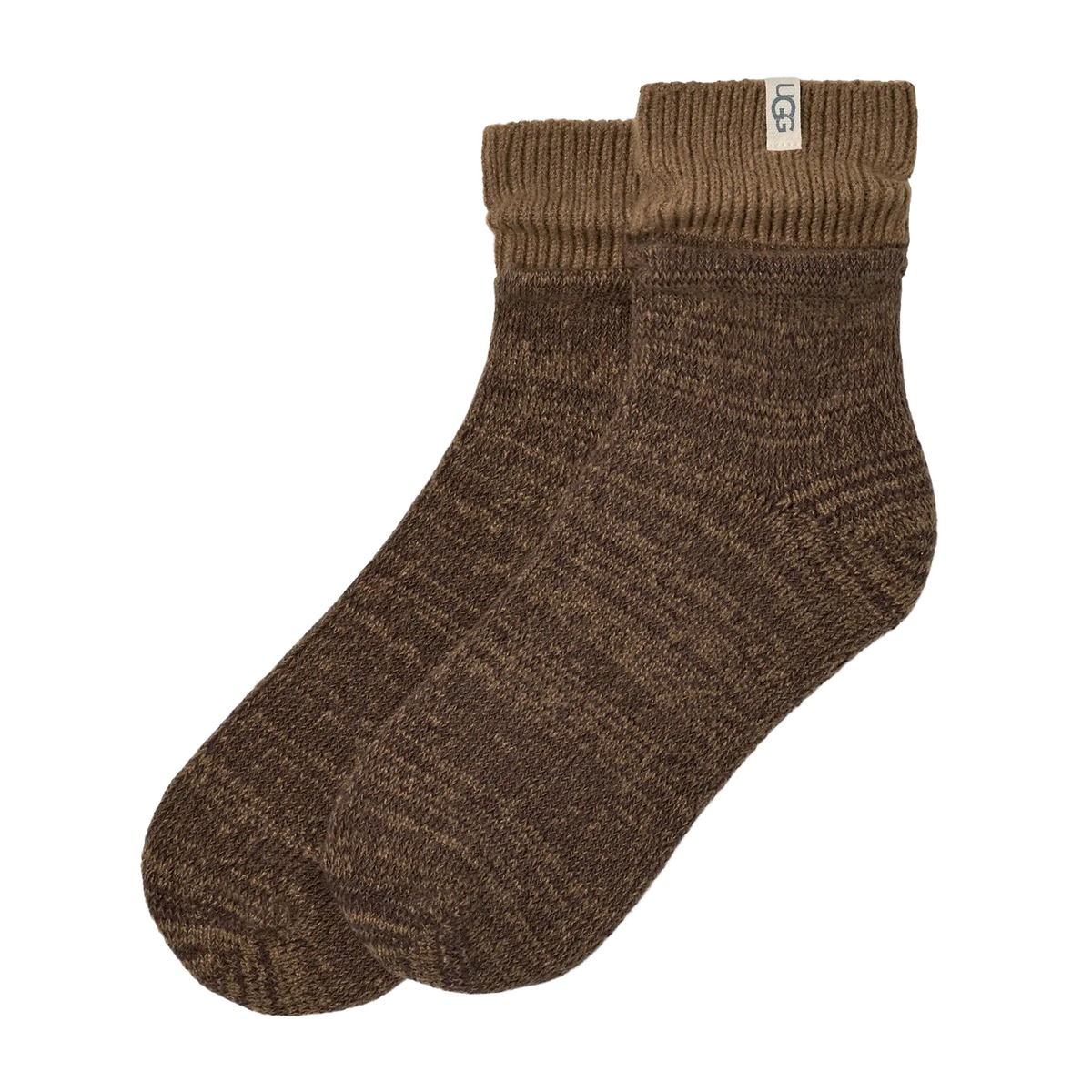 UGG® Rib Knit Slouchy Quarter (Women) - Coffee Grounds
