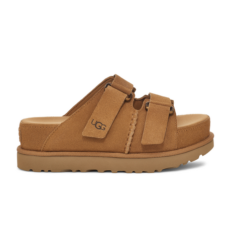 UGG® Goldenstar Hi Slide (Women) - Chestnut Sandals - Slide - The Heel Shoe Fitters