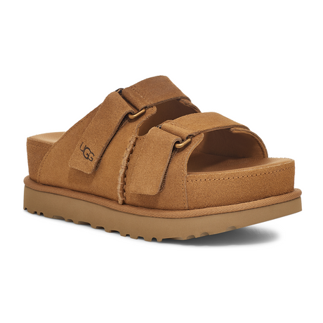 UGG® Goldenstar Hi Slide (Women) - Chestnut Sandals - Slide - The Heel Shoe Fitters