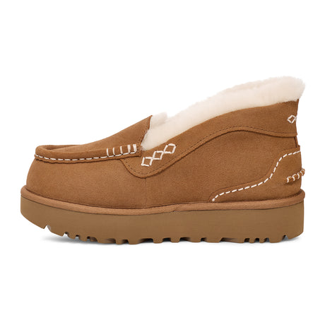 UGG® Ansley Parc Slipper (Women) - Chestnut Dress-Casual - Slipper - The Heel Shoe Fitters