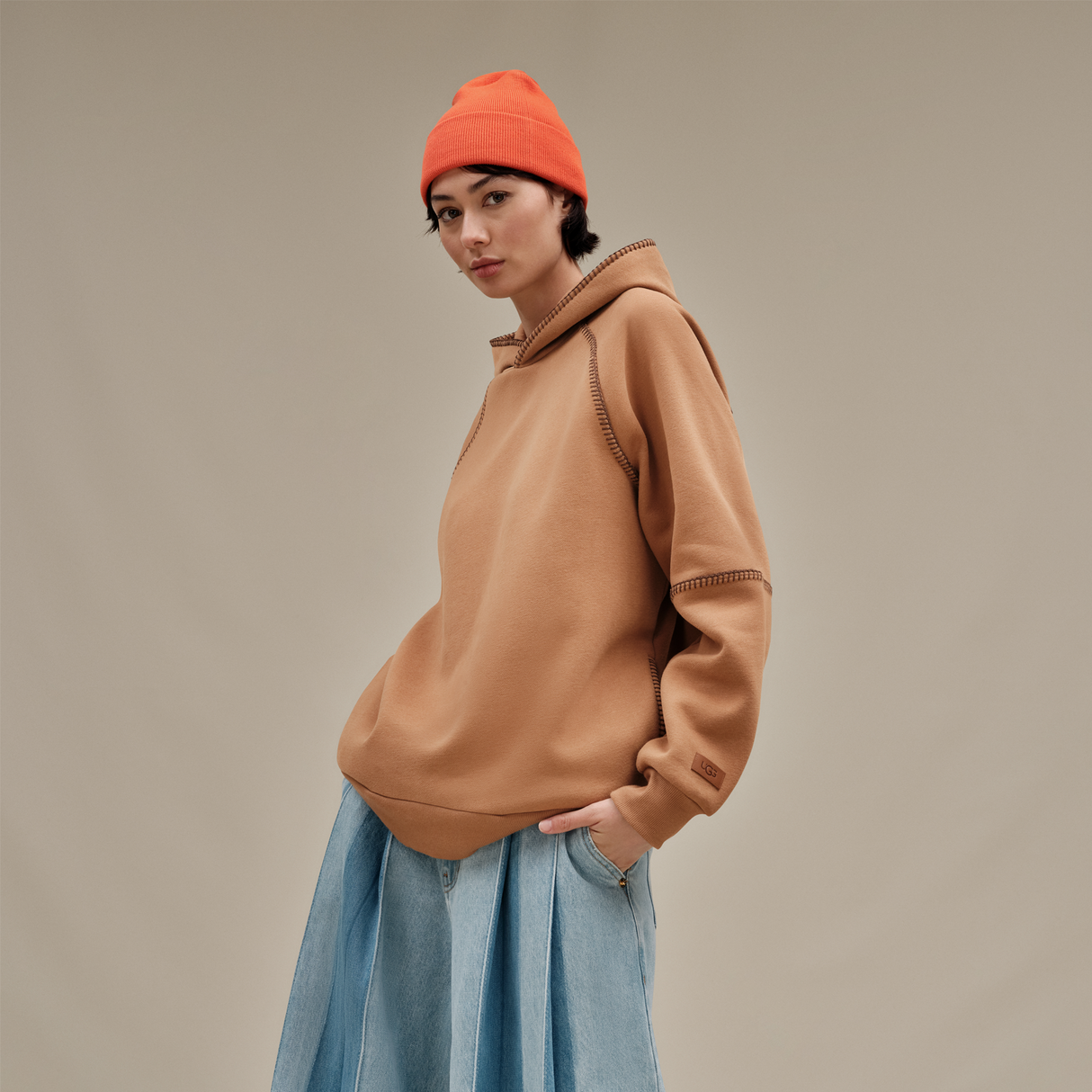 UGG® Classic Hoodie (Women) - Chestnut Apparel - Top - Sweatshirt - The Heel Shoe Fitters