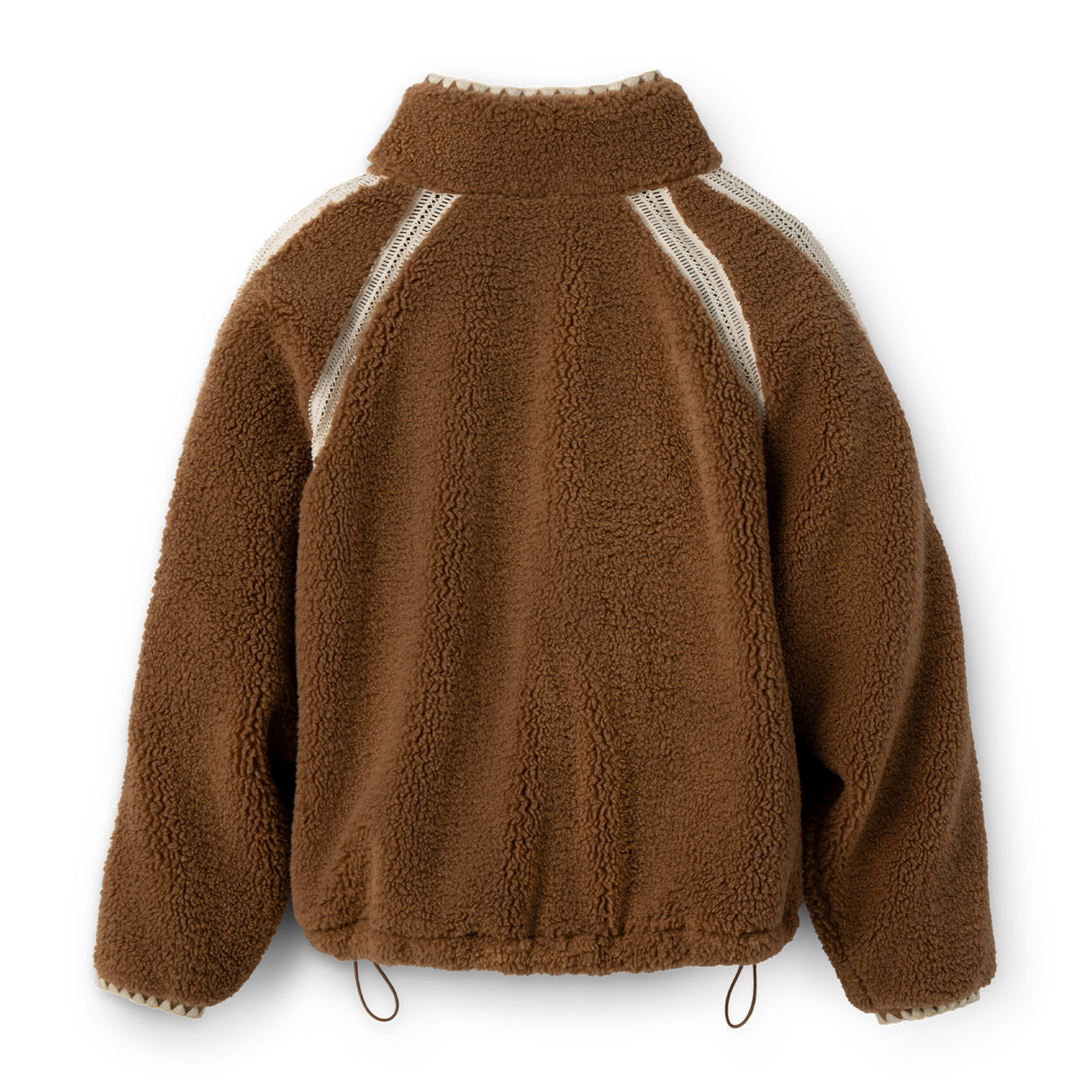 UGG® Nikia Crochet UGGfluff Jacket (Women) - Chestnut Apparel - Jacket - Lightweight - The Heel Shoe Fitters