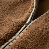 UGG® Nikia Crochet UGGfluff Jacket (Women) - Chestnut Apparel - Jacket - Lightweight - The Heel Shoe Fitters