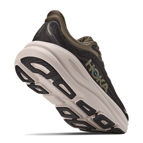 Hoka Bondi 9 Running Shoe (Men) - Black/River Rock Grey Athletic - Running - Cushion - The Heel Shoe Fitters