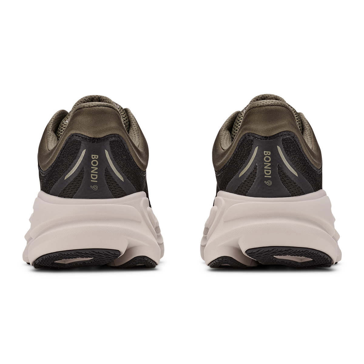 Hoka Bondi 9 Running Shoe (Men) - Black/River Rock Grey