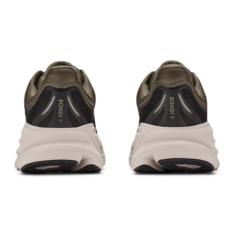 Hoka Bondi 9 Running Shoe (Men) - Black/River Rock Grey Athletic - Running - Cushion - The Heel Shoe Fitters