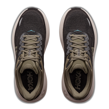 Hoka Bondi 9 Running Shoe (Men) - Black/River Rock Grey Athletic - Running - Cushion - The Heel Shoe Fitters