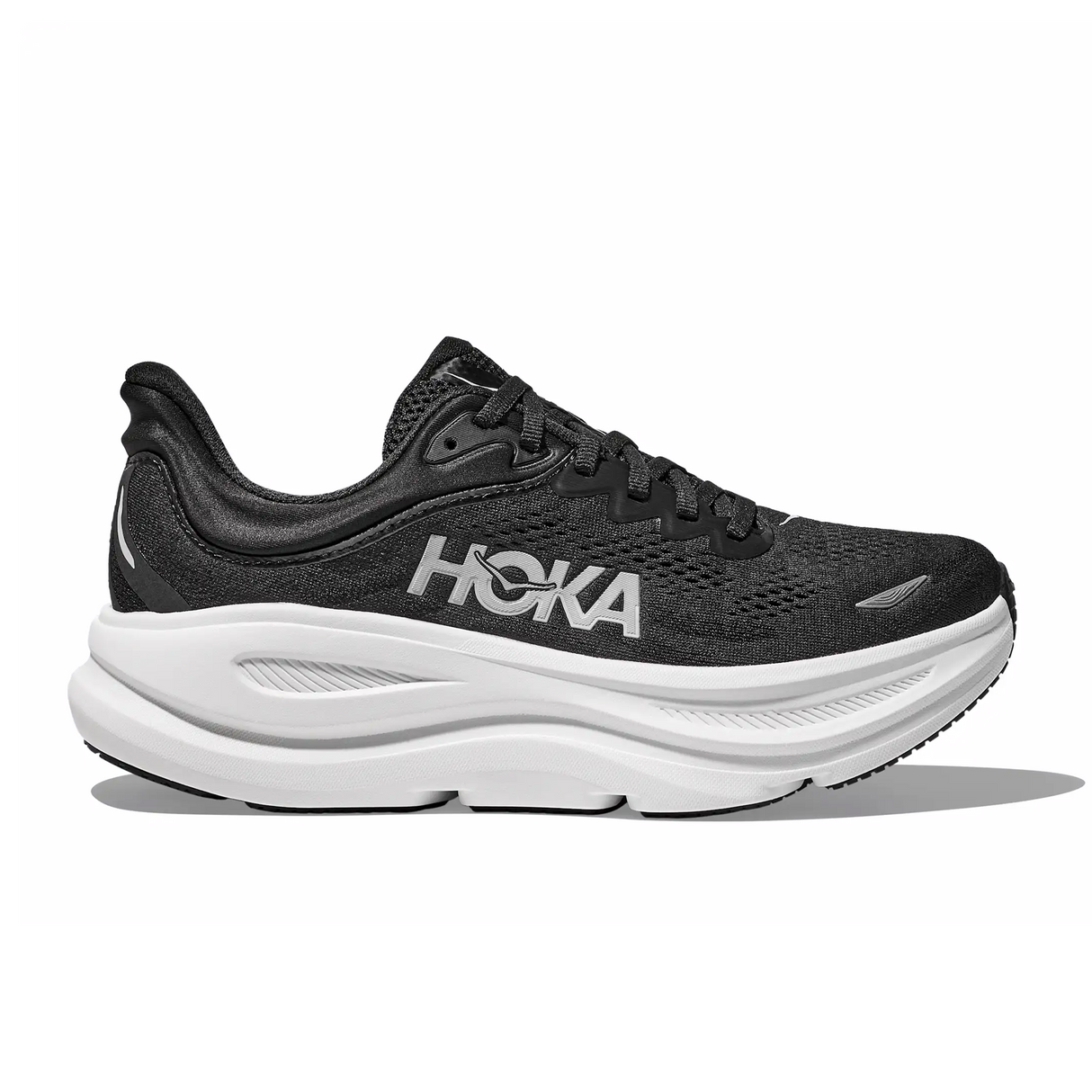 Hoka Bondi 9 Running Shoe (Women) - Black/White