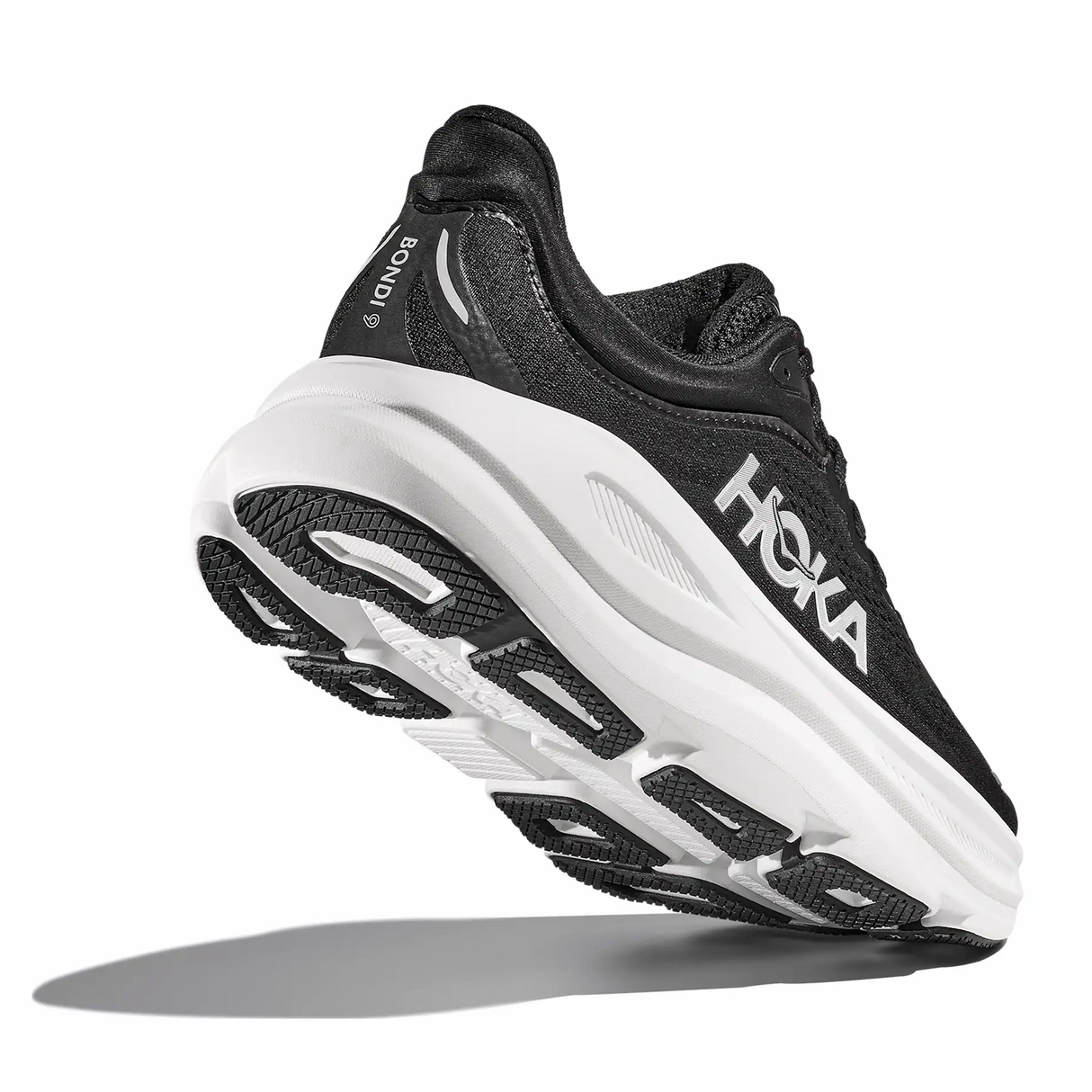 Hoka Bondi 9 Running Shoe (Women) - Black/White