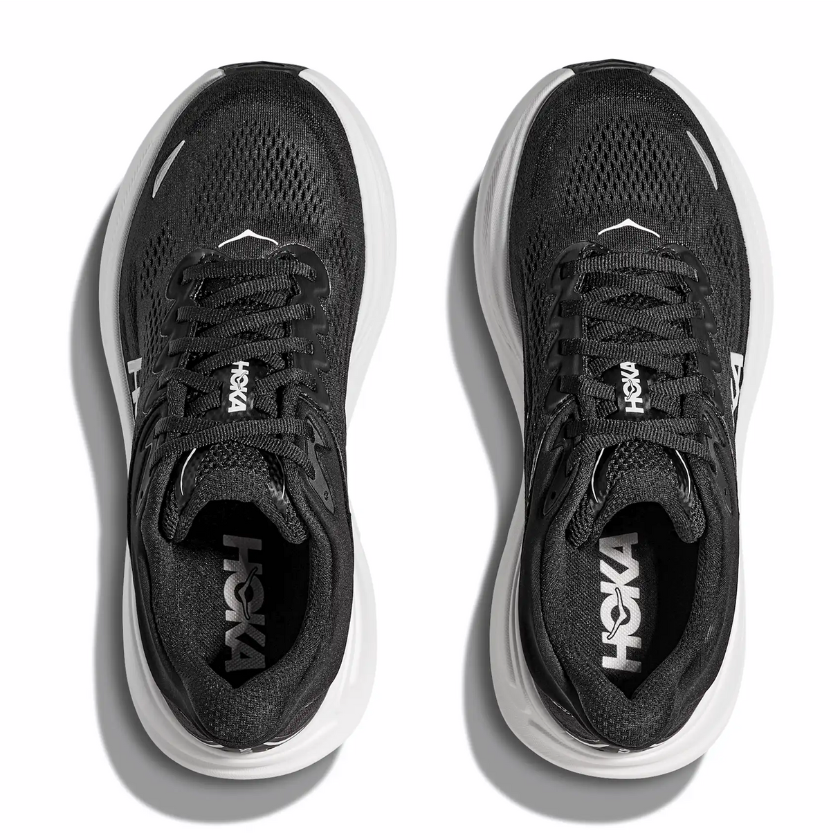 Hoka Bondi 9 Running Shoe (Women) - Black/White