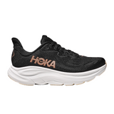 Hoka Clifton 10 Running Shoe (Women) - Black/Rose Gold