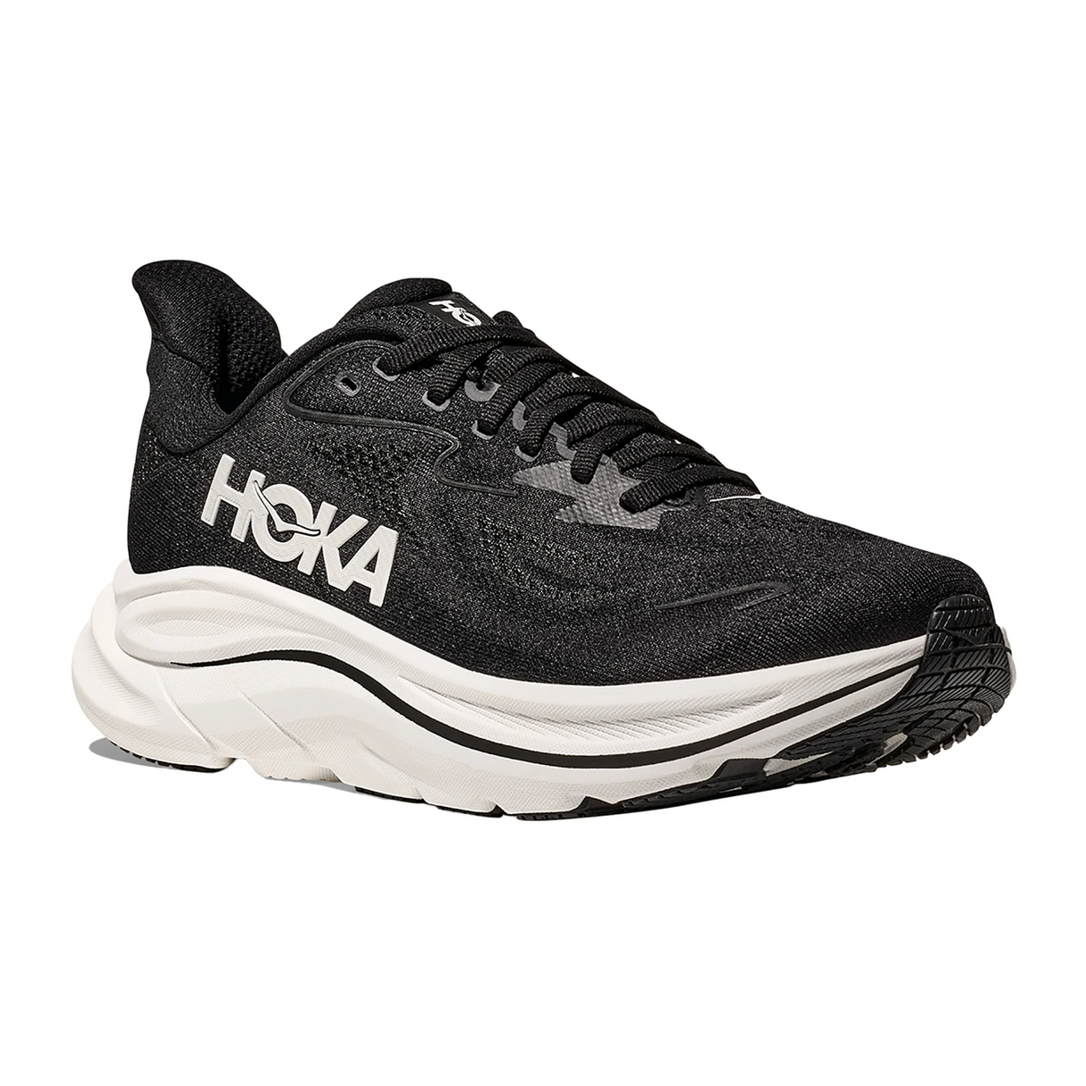 Hoka Clifton 10 Running Shoe (Women) - Black/White