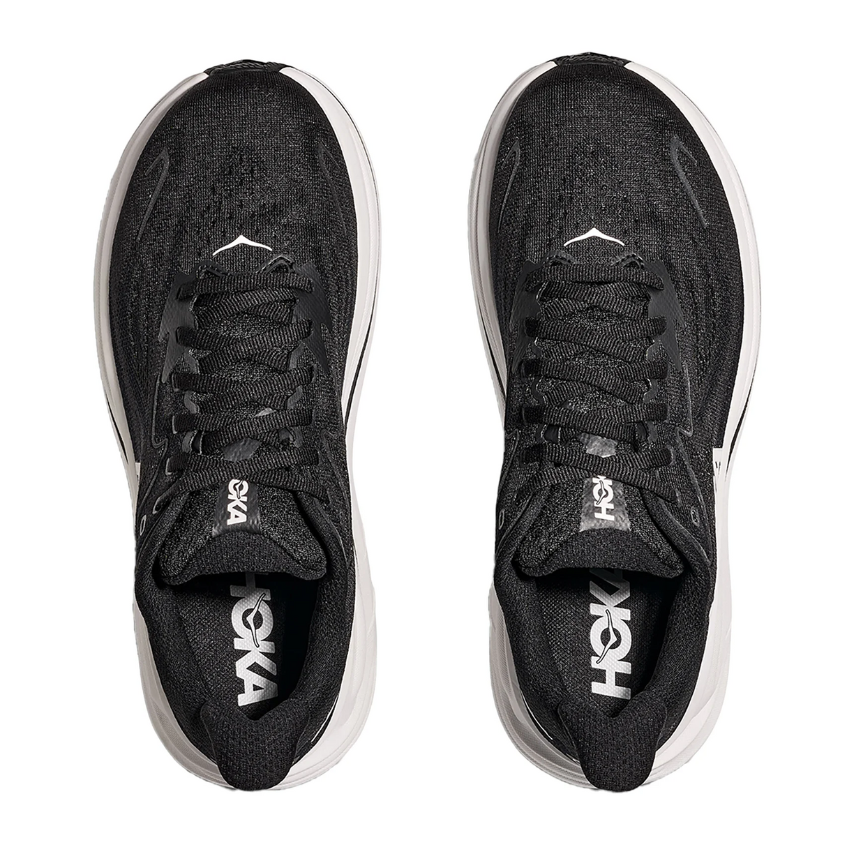 Hoka Clifton 10 Running Shoe (Women) - Black/White