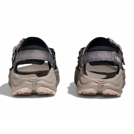 Hoka Infini Hike TC Sandal (Men) - Black/Cement Sandal - Active - The Heel Shoe Fitters