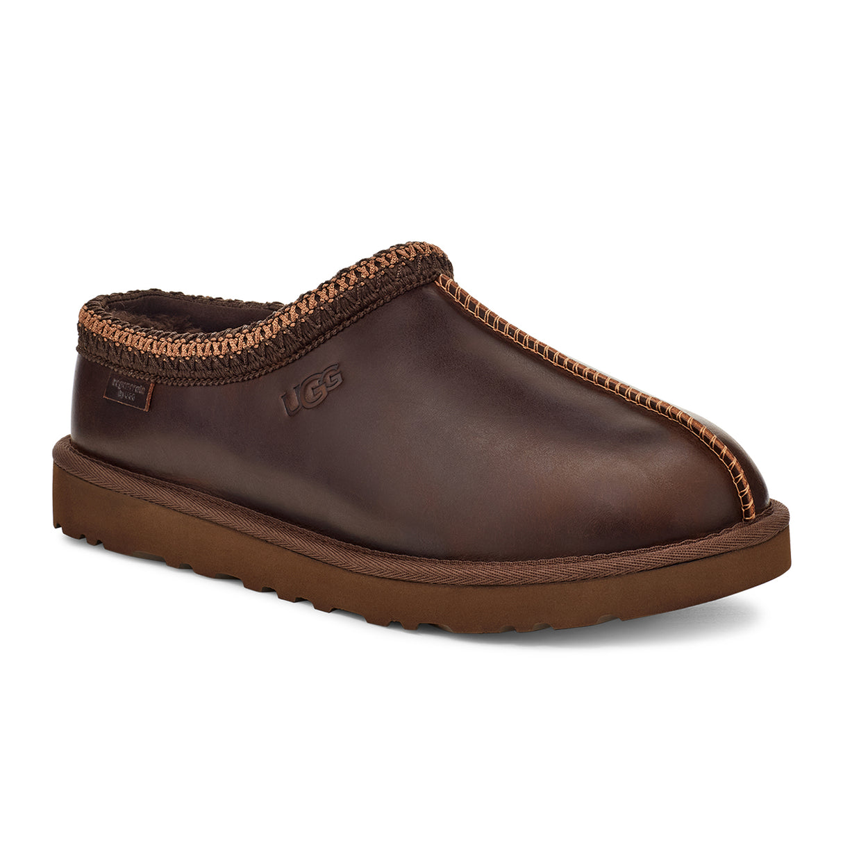 UGG® Tasman Leather Regenerate (Men) - Ironwood Dress-Casual - Slippers - The Heel Shoe Fitters