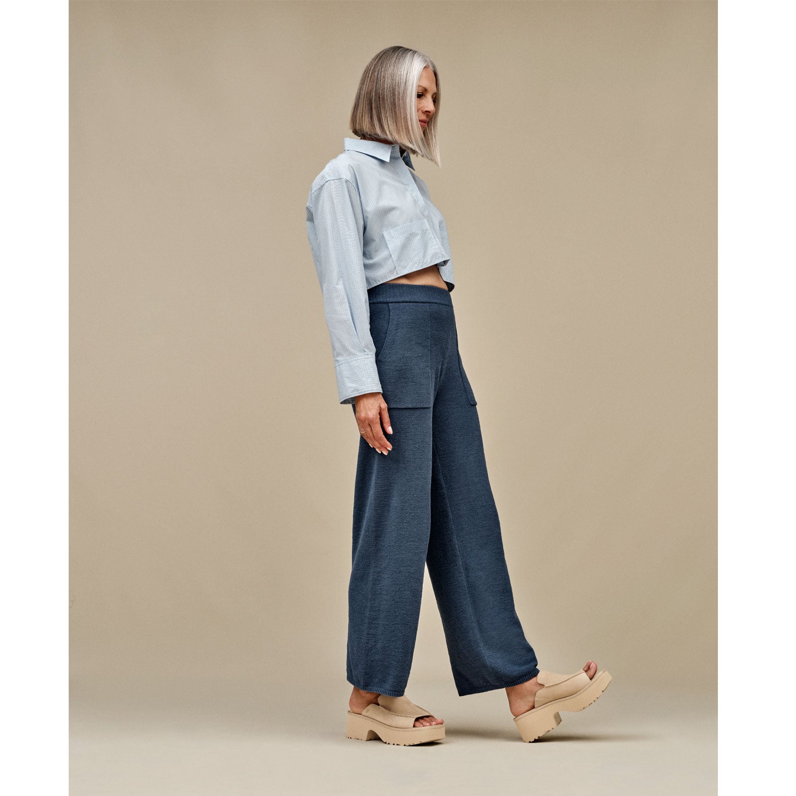 UGG® New Heights Slide (Women) - Mustard Seed – The Heel Shoe Fitters