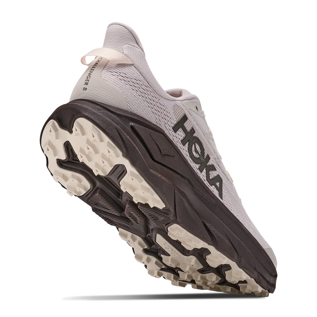 Hoka Challenger 8 Trail Running Shoe (Men) - River Rock Grey/Cast Iron