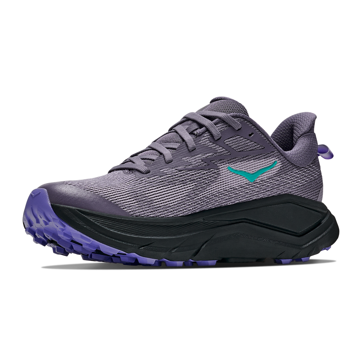 Hoka Challenger 8 Trail Running Shoe (Women) - Purple Fog/Black