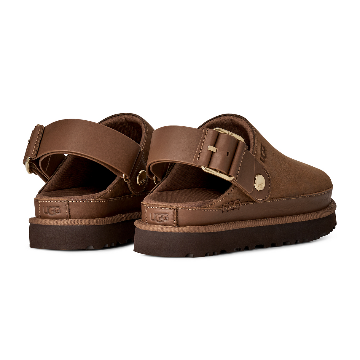UGG® GoldenStar Villa Clog (Women) - Dark Chestnut