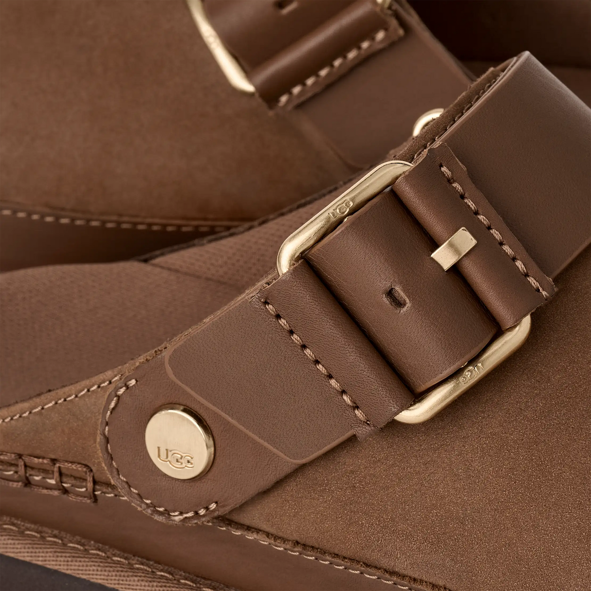 UGG® GoldenStar Villa Clog (Women) - Dark Chestnut