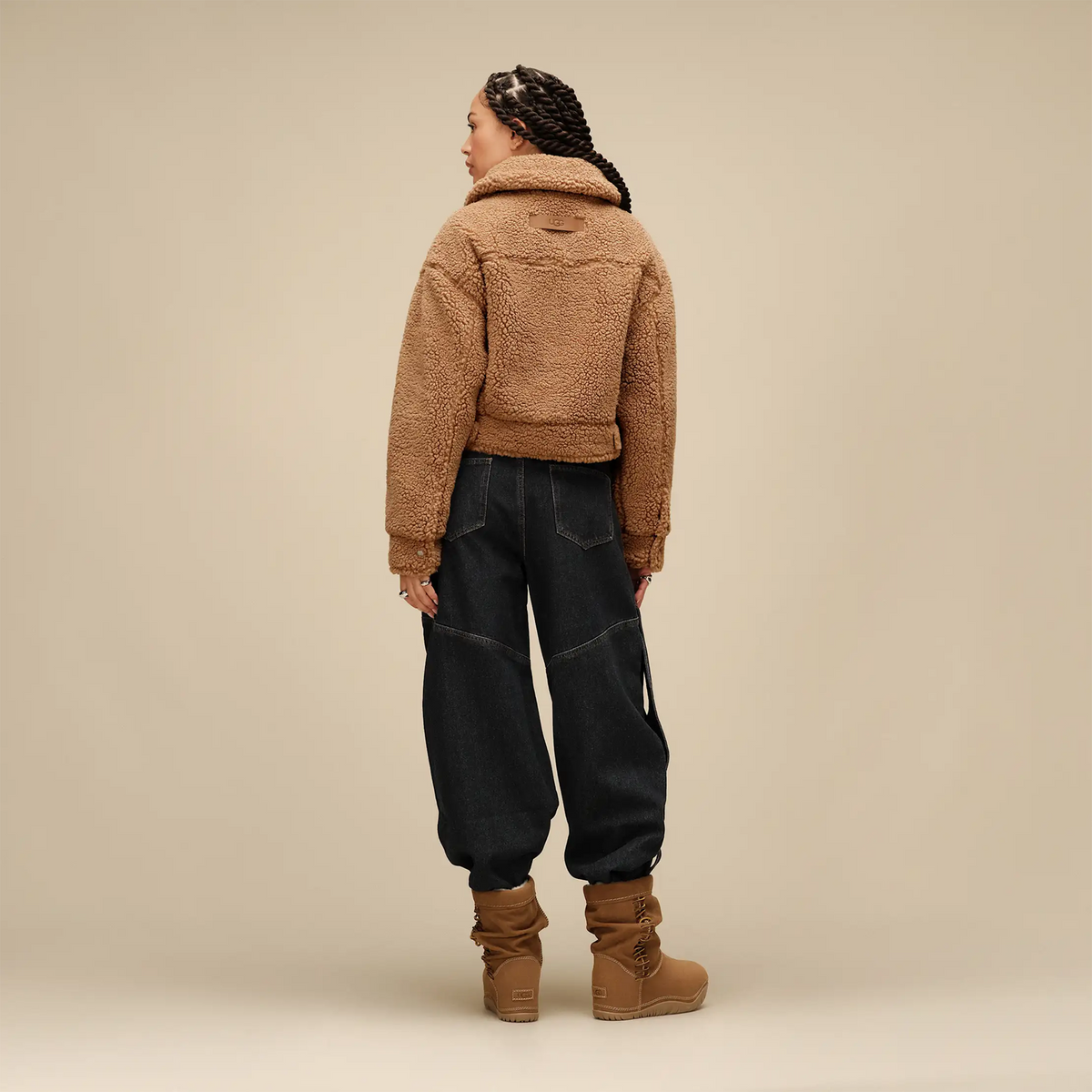 UGG® Frankie Short Trucker Jacket (Women) - Chestnut