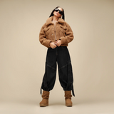 UGG® Frankie Short Trucker Jacket (Women) - Chestnut