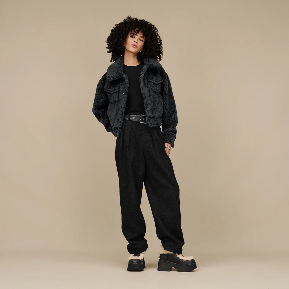 UGG® Frankie Short Trucker Jacket (Women) - Ink