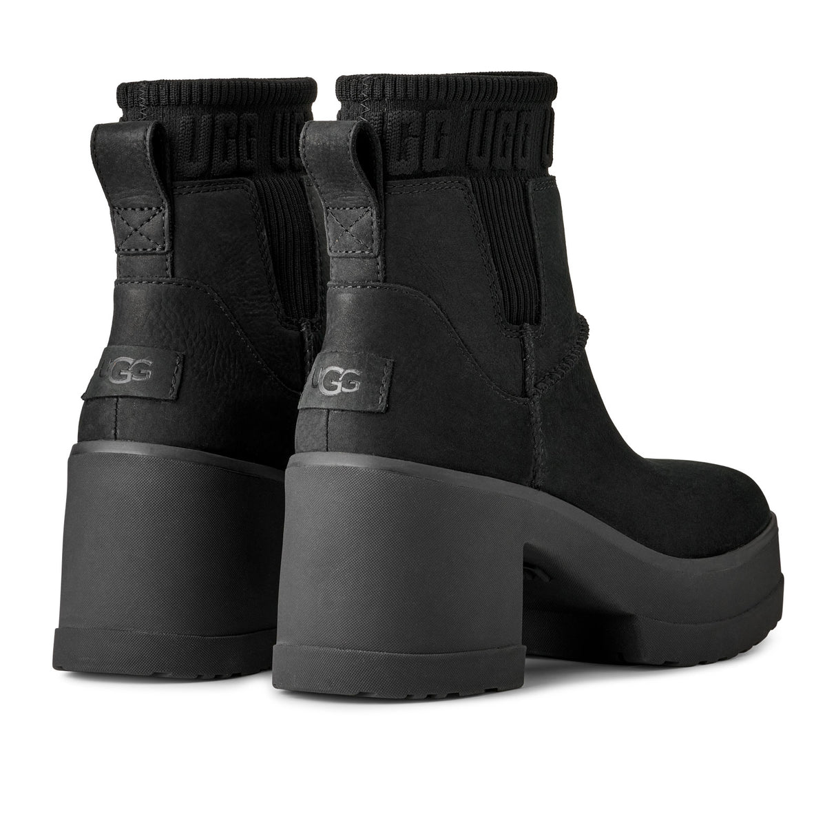 UGG® Moxy Chelsea (Women) - Black Boots - Casual - Mid - The Heel Shoe Fitters