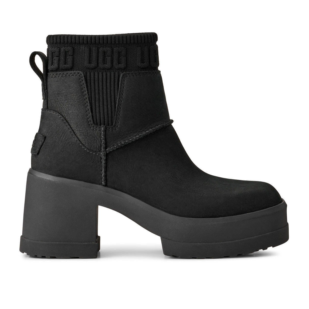 UGG® Moxy Chelsea (Women) - Black Boots - Casual - Mid - The Heel Shoe Fitters