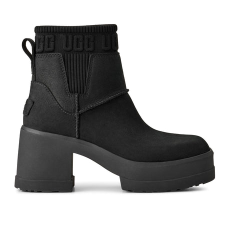 UGG® Moxy Chelsea (Women) - Black Boots - Casual - Mid - The Heel Shoe Fitters