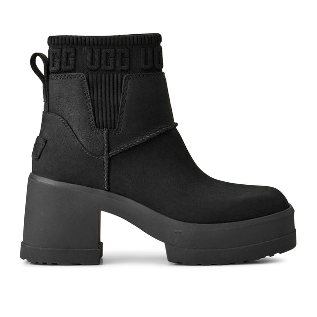 UGG® Moxy Chelsea (Women) - Black Boots - Casual - Mid - The Heel Shoe Fitters