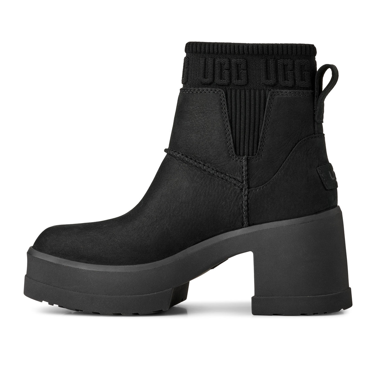 UGG® Moxy Chelsea (Women) - Black Boots - Casual - Mid - The Heel Shoe Fitters