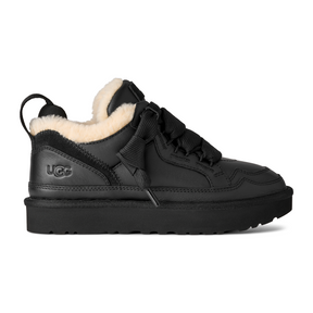 UGG® Lowmel (Women) - Black Leather Athletic - Casual - Lace Up - The Heel Shoe Fitters