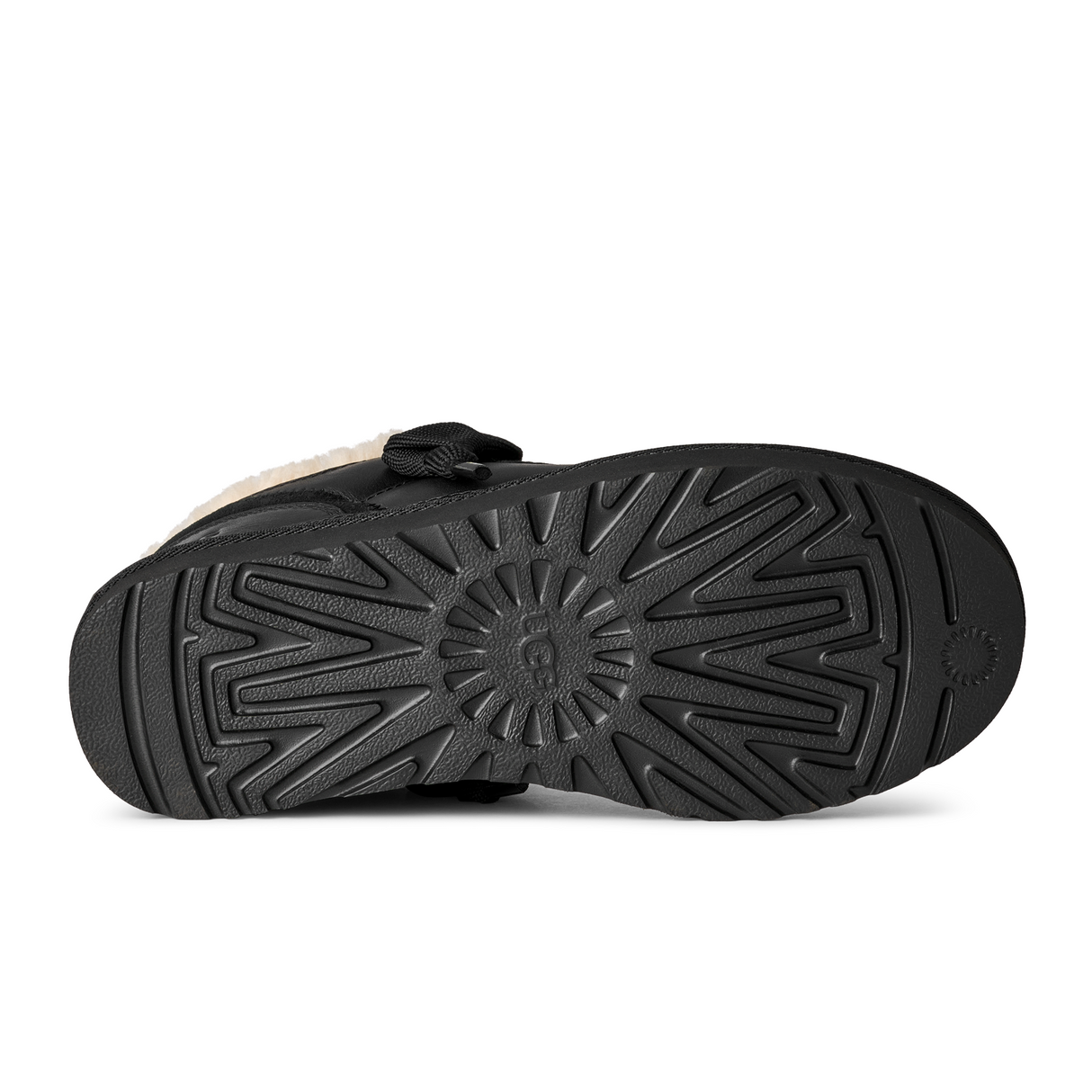 UGG® Lowmel (Women) - Black Leather Athletic - Casual - Lace Up - The Heel Shoe Fitters