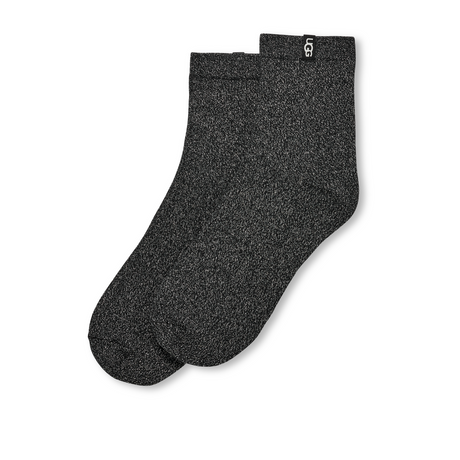 UGG® Lavinia Shimmer Quarter (Women) - Black Accessories - Socks - Lifestyle - The Heel Shoe Fitters