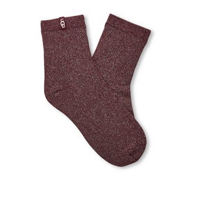 UGG® Lavinia Shimmer Quarter Sock (Women) - Wild Grape Accessories - Socks - Lifestyle - The Heel Shoe Fitters