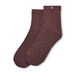 UGG® Lavinia Shimmer Quarter (Women) - Wild Grape Accessories - Socks - Lifestyle - The Heel Shoe Fitters