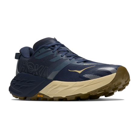 Hoka Speedgoat 7 Trail Running Shoe (Men) - Varsity Navy/Barley Flour Athletic - Running - Trail - The Heel Shoe Fitters