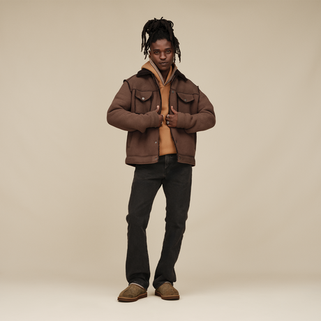 UGG® Tasman Baxter (Men) - Chestnut Dress-Casual - Slipper - The Heel Shoe Fitters