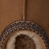 UGG® Tasman II Nubuck (Men) - Dark Chestnut Dress-Casual - Slipper - The Heel Shoe Fitters