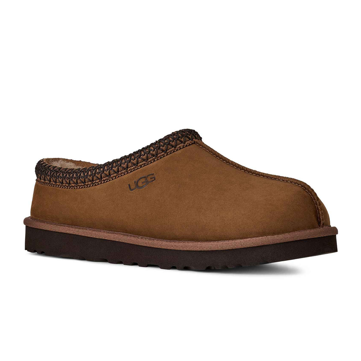 UGG® Tasman II Nubuck (Men) - Dark Chestnut Dress-Casual - Slipper - The Heel Shoe Fitters